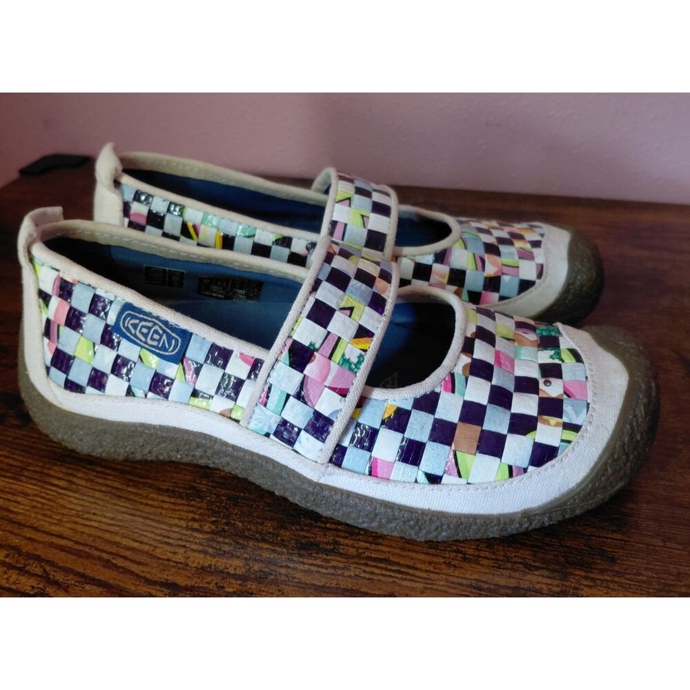 KEEN Harvest Multicolored Woven Mosaic Mary Jane Flats Size 6.5 - Picture 5 of 9